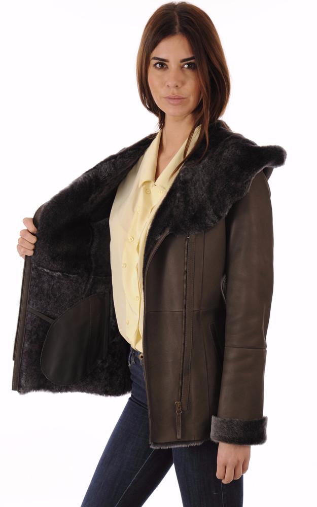 La Canadienne Peau Lainée Marron Mérinos