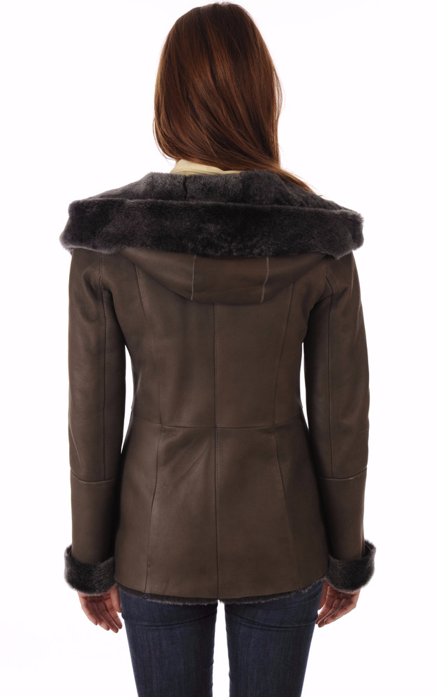 La Canadienne Peau Lainée Marron Mérinos