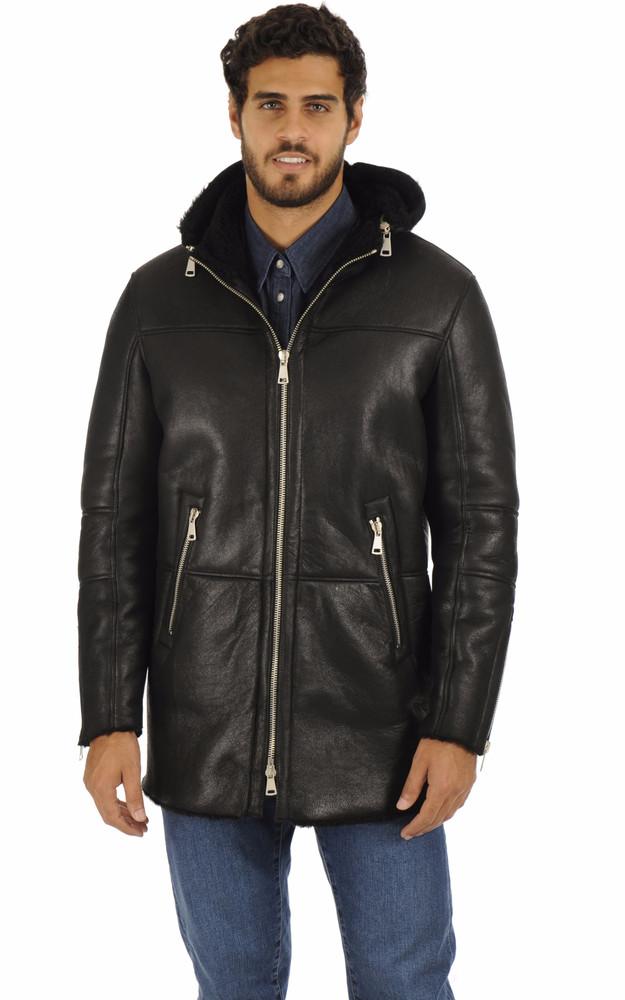 La Canadienne Peau Lainée Mouton Noir