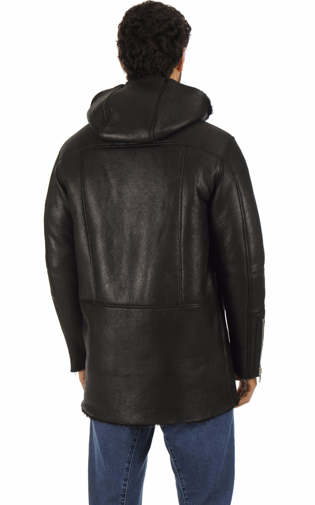 La Canadienne Peau Lainée Mouton Noir