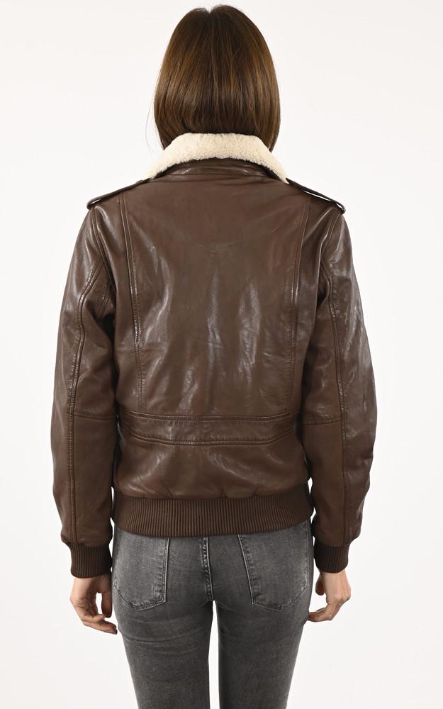 La Canadienne Pilote Femme Agneau Cognac
