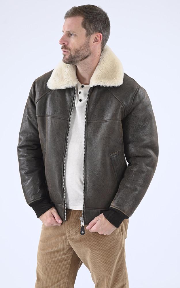 la canadienne Pilote Mouton Lc Airforce marron