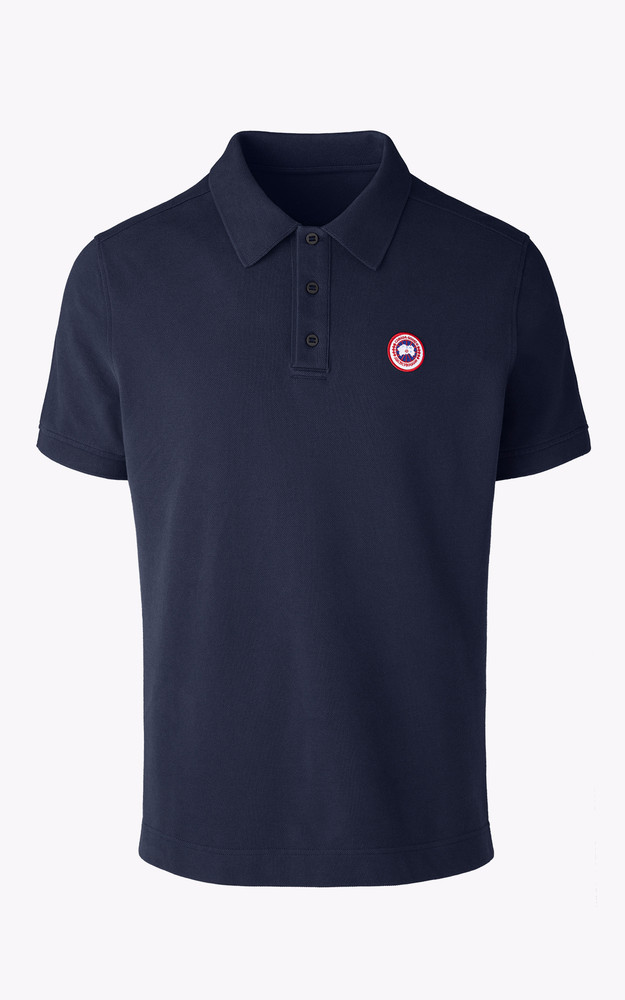La Canadienne Polo Coton Beckley Bleu Marine