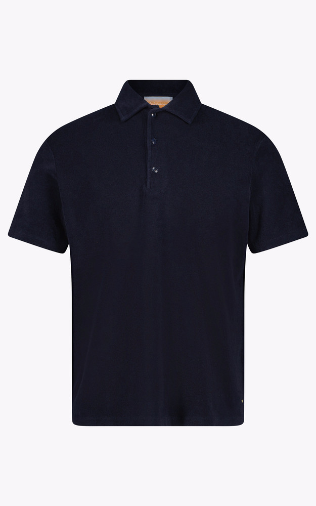 La Canadienne Polo éponge Bleu Marine