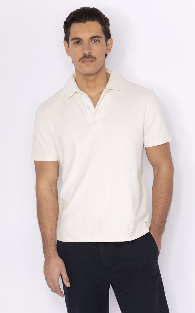 la canadienne Polo éponge écru