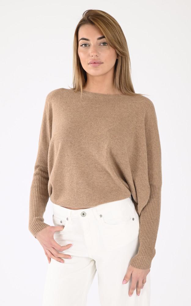 La Canadienne Pull Cachemire Agnes Camel