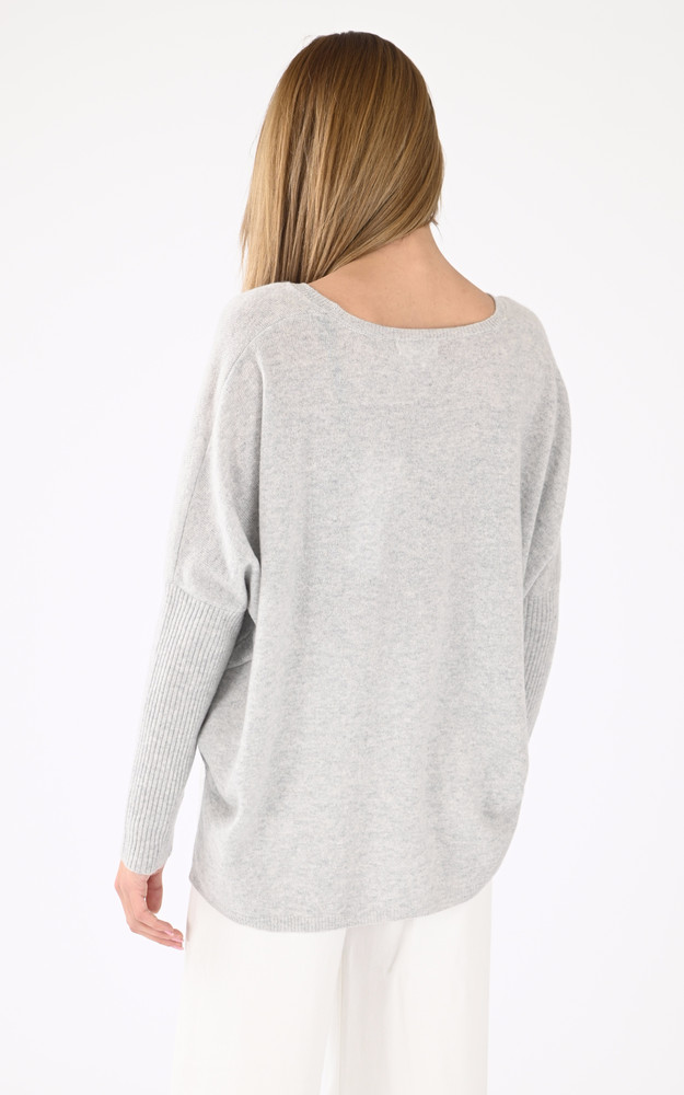 La Canadienne Pull Cachemire Agnes Gris