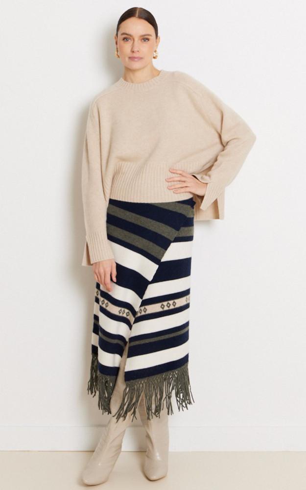 La Canadienne Pull Cachemire Beige