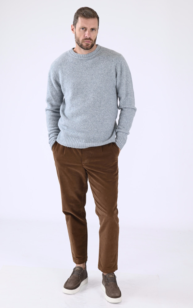 La Canadienne Pull Col Rond Vert