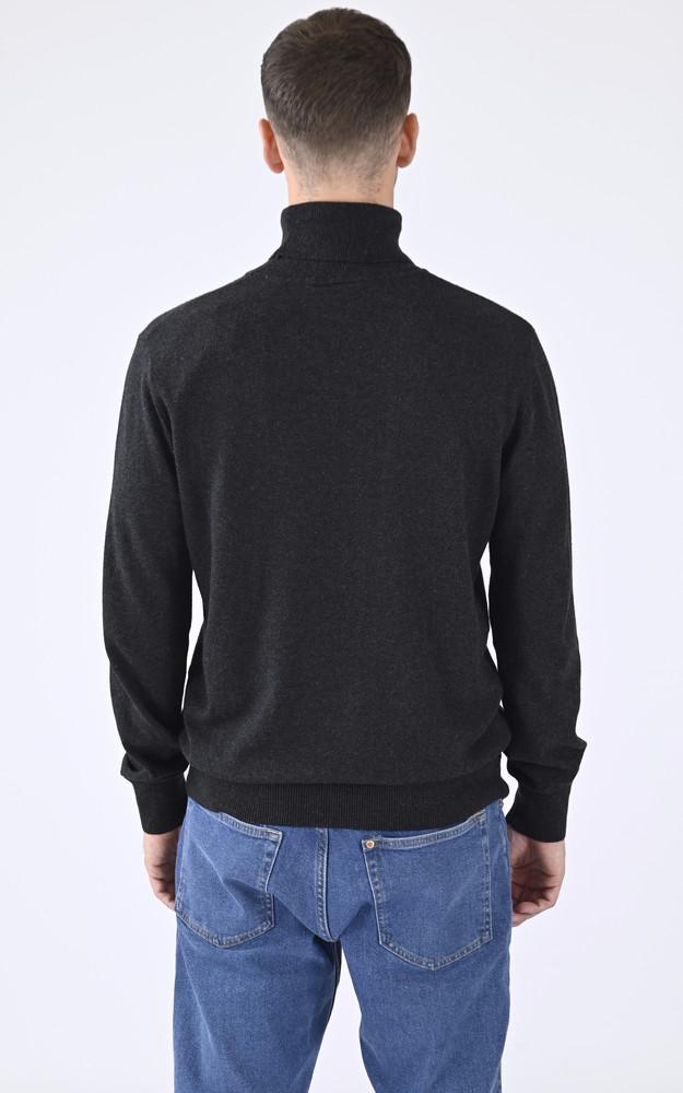 La Canadienne Pull Col Roulé Gris