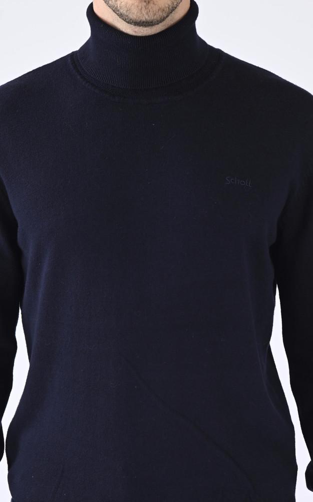 La Canadienne Pull Col Roulé Marine