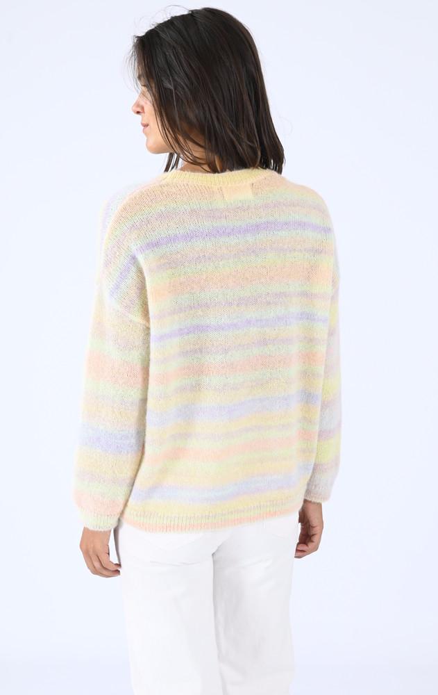 La Canadienne Pull Coton Et Laine Jaune
