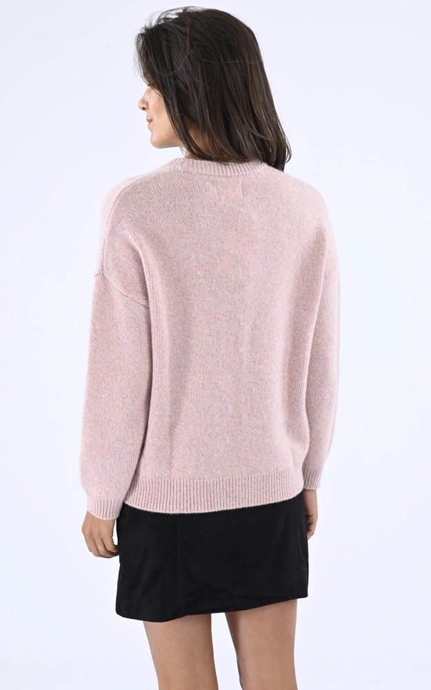 La Canadienne Pull En Cachemire Oversize Rose