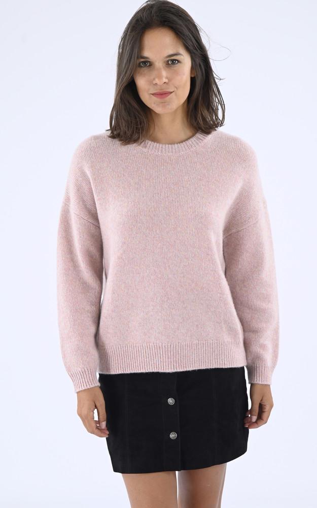la canadienne Pull en cachemire oversize rose