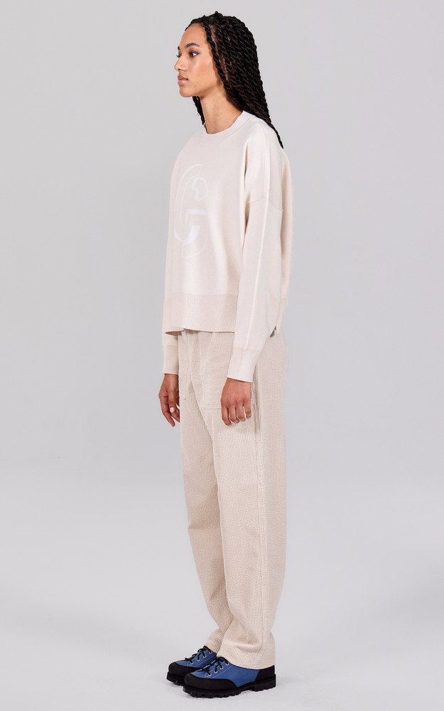 La Canadienne Pull En Maille Natalia Beige