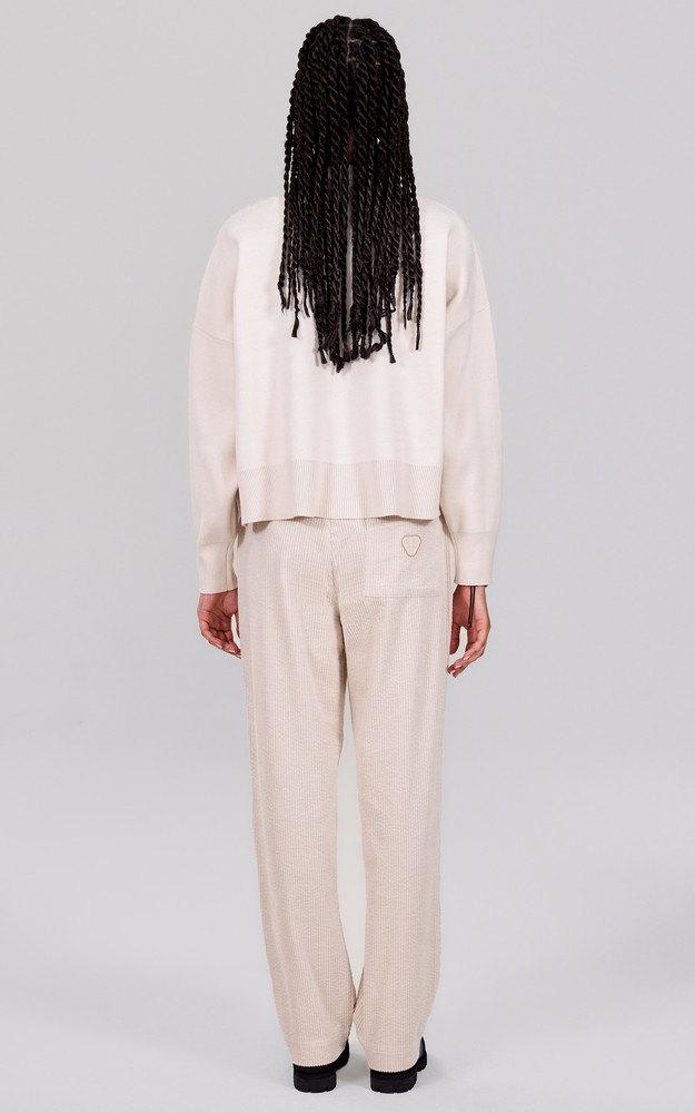 La Canadienne Pull En Maille Natalia Beige