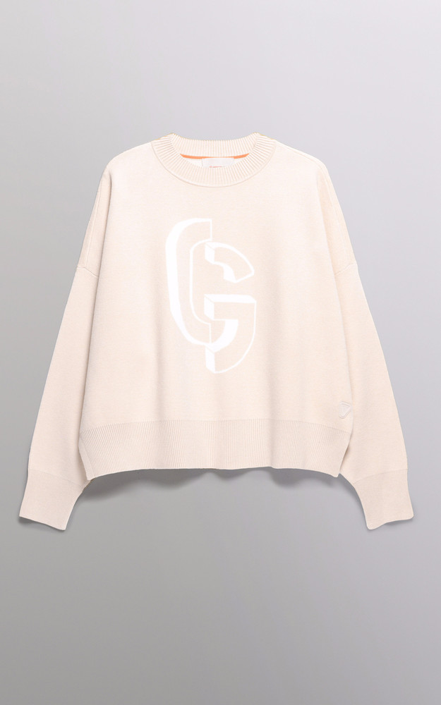 La Canadienne Pull En Maille Natalia Beige