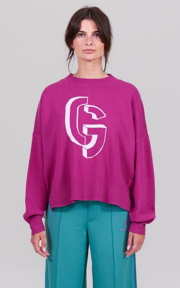 la canadienne Pull en maille Natalia rose