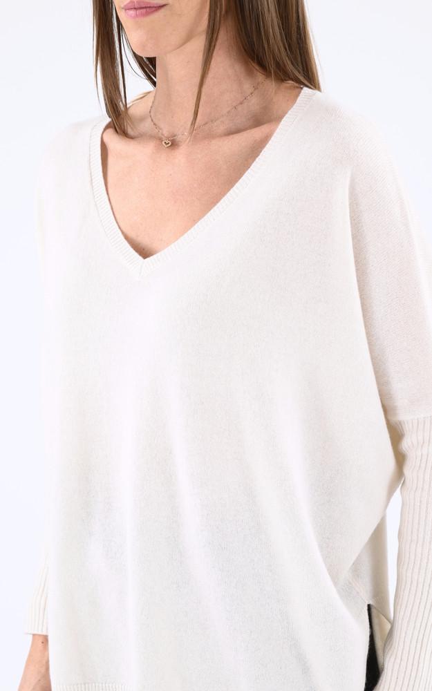 La Canadienne Pull Fin Cachemire écru
