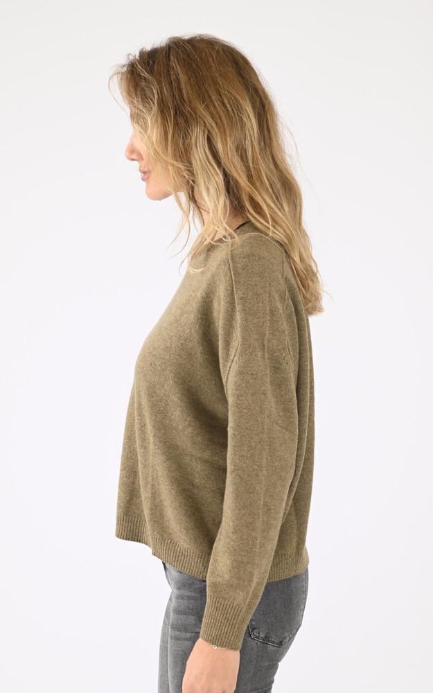 La Canadienne Pull Laine Cachemire KAKI