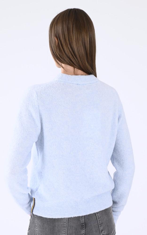 La Canadienne Pull Laine Clarisse Bleu
