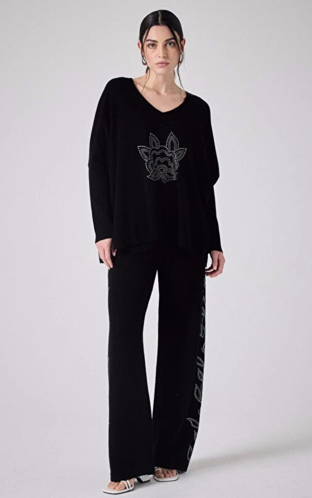 La Canadienne Pull Laine Et Cachemire Noir