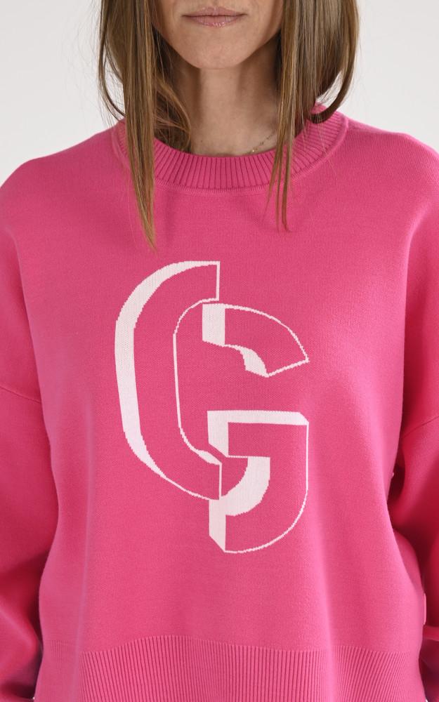 La Canadienne Pull Maille Natalia Fushia