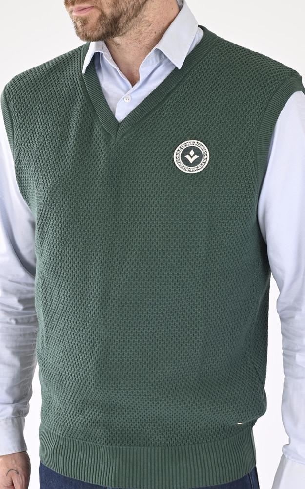 La Canadienne Pull Sans Manches Coton Vert