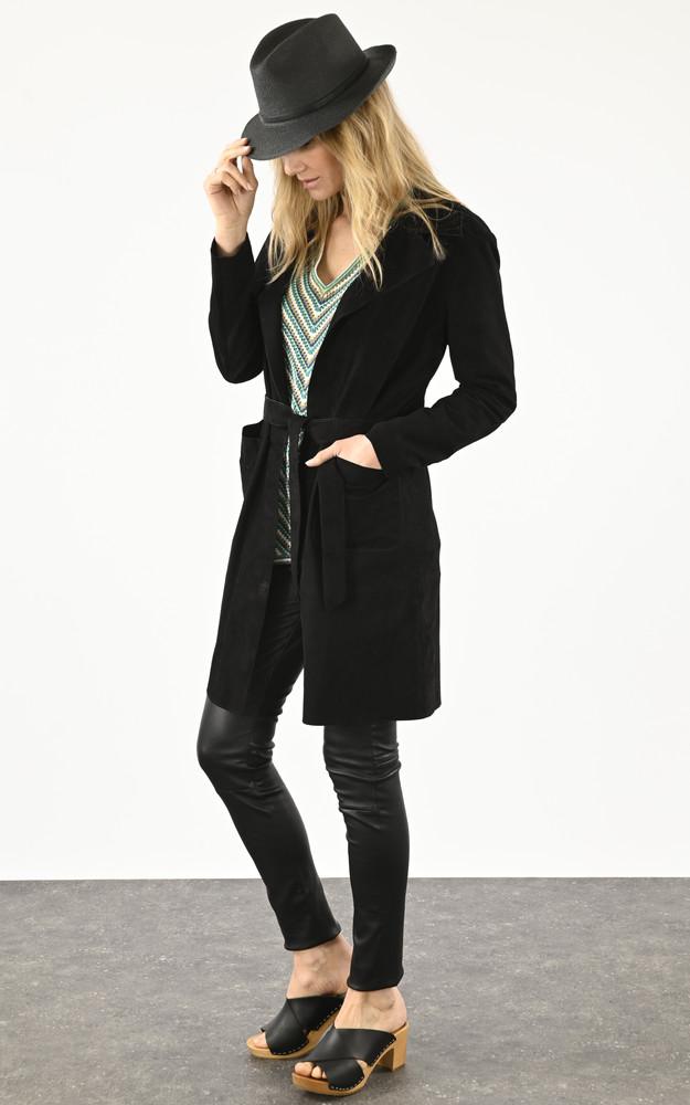 La Canadienne Sabots En Cuir Arline Noir