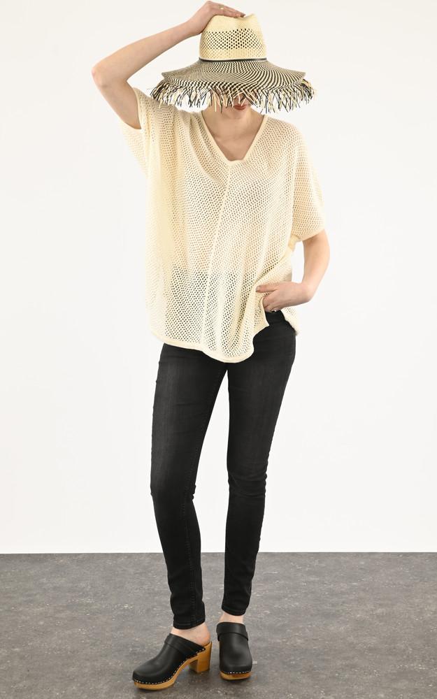 La Canadienne Sabots En Cuir Eglantine Noir