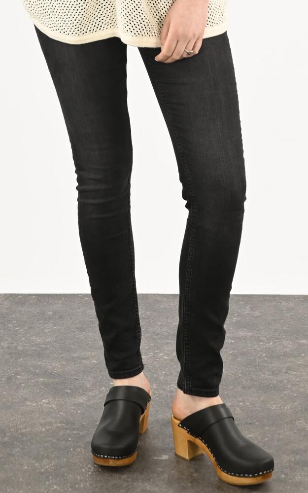 la canadienne Sabots en cuir Eglantine noir