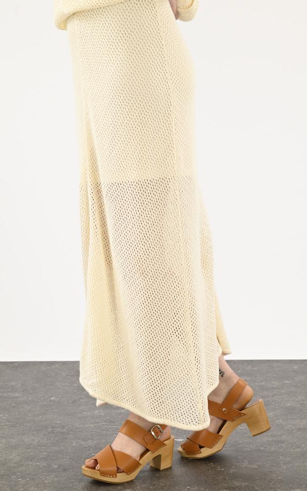 la canadienne Sabots en cuir Mireille cognac