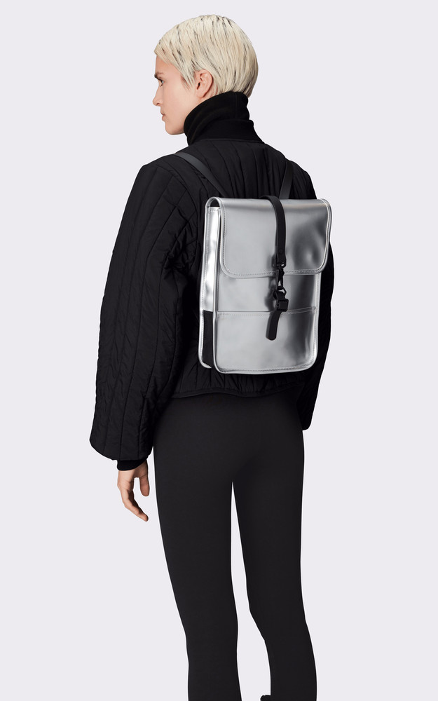 La Canadienne Sac à Dos Back Pack Micro Argenté