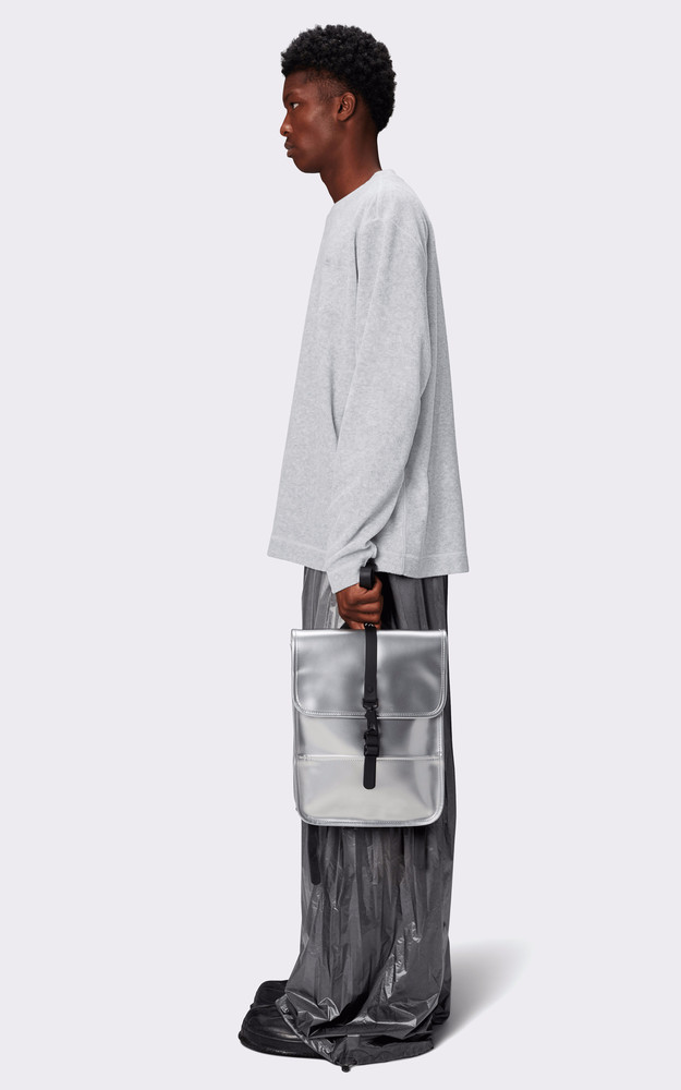 La Canadienne Sac à Dos Back Pack Micro Argenté