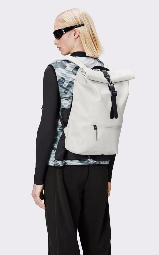 La Canadienne Sac à Dos Rolltop Rucksack Blanc