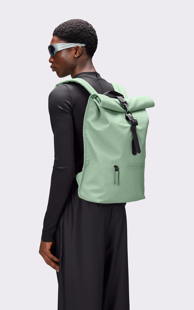 La Canadienne Sac à Dos Rolltop Rucksack Bleu Vert