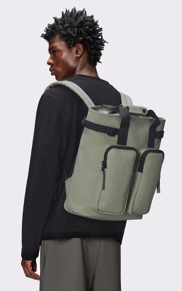 La Canadienne Sac à Dos Tote Backpack Vert