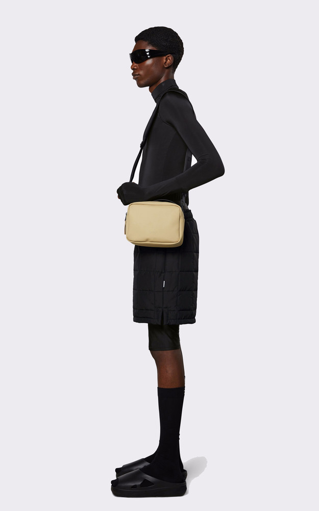 La Canadienne Sac Bandoulière Box Bag Beige