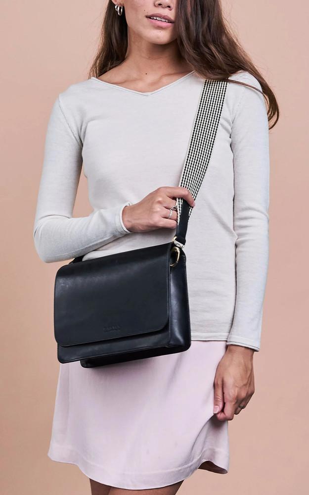 La Canadienne Sac Bandoulière Cuir Noir