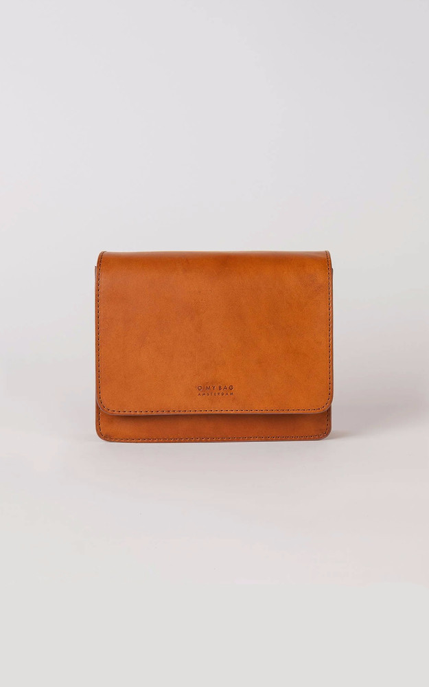 La Canadienne Sac Bandoulière Mini Cuir Cognac