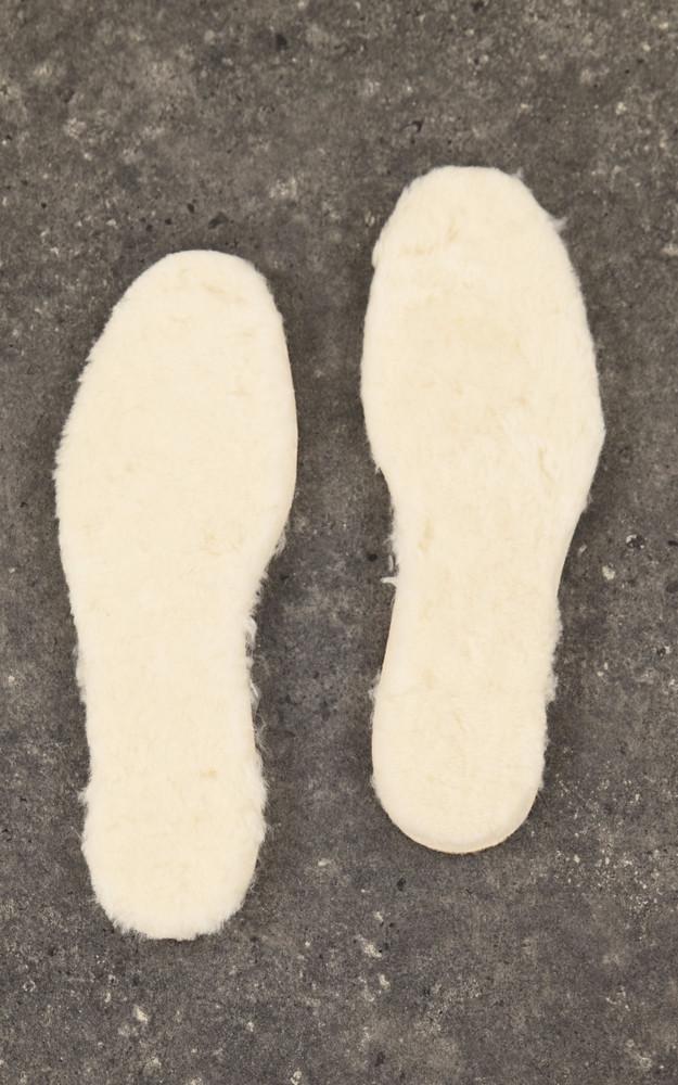 La Canadienne Semelles Laine Et Liège Beige