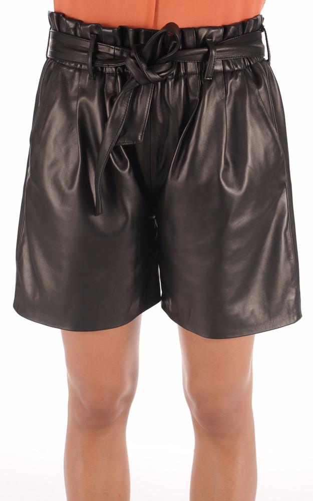 La Canadienne Short Ceinture Cuir Agneau