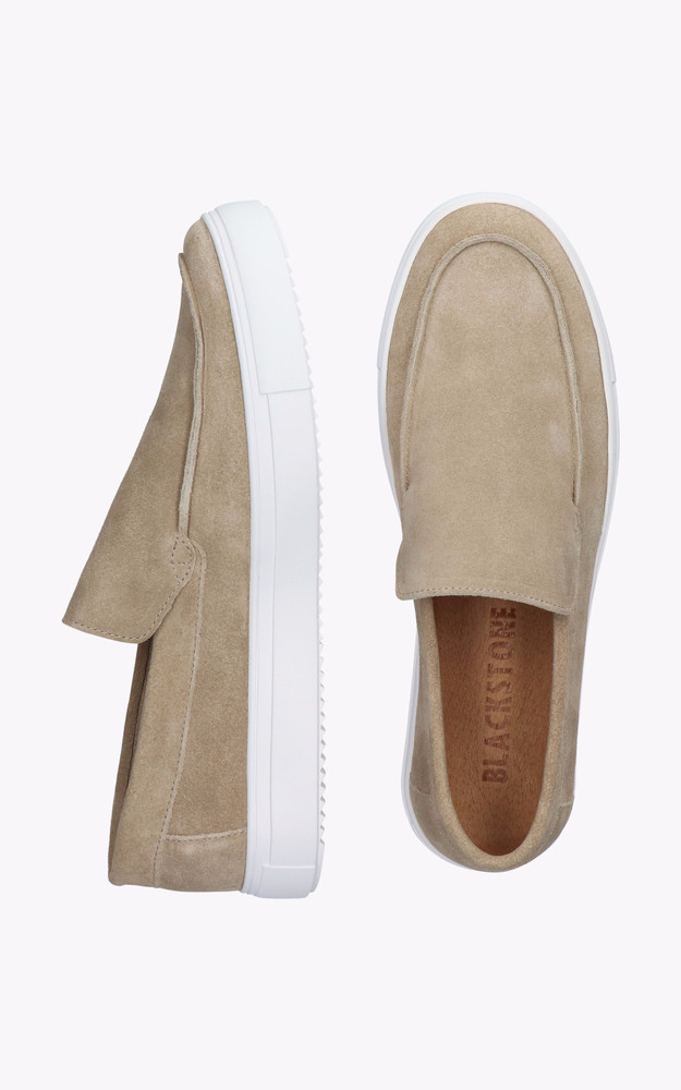 La Canadienne Slip-on Cuir Nubuck BG150 Beige