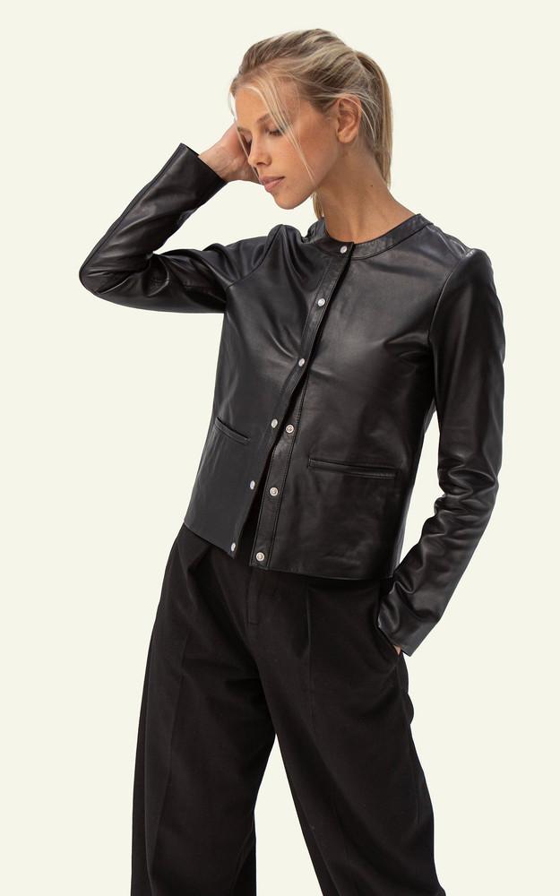 la canadienne Spencer Caroline agneau noir