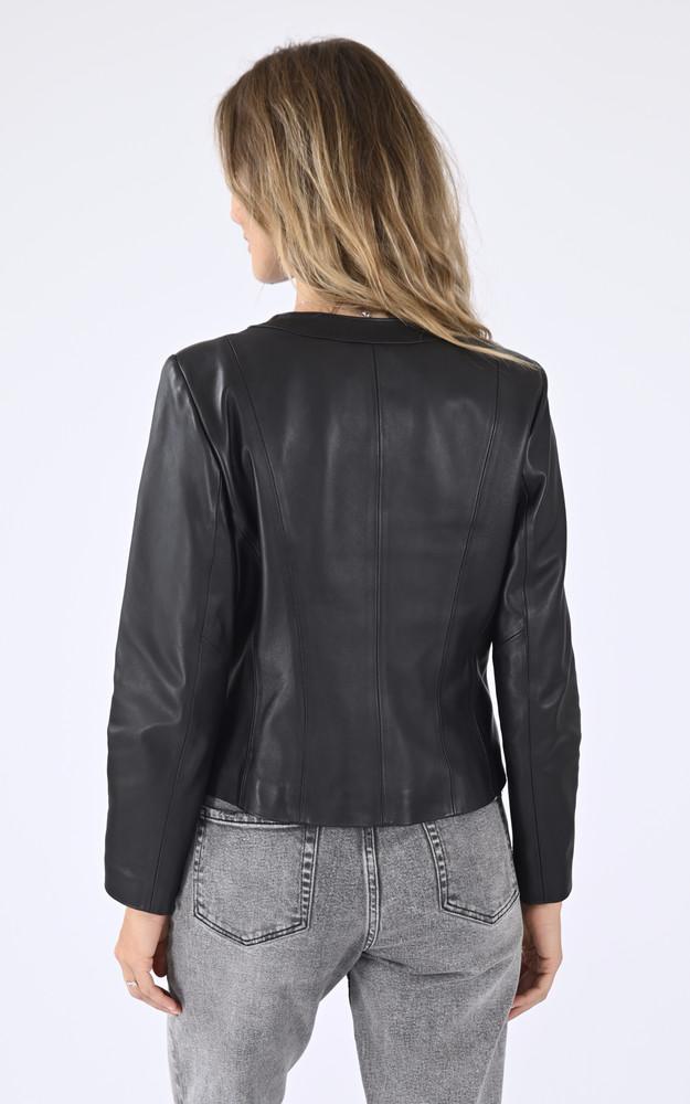 La Canadienne Spencer Chic Cuir Noir