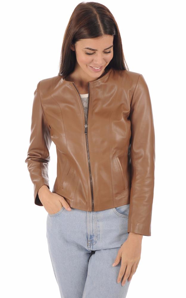 La Canadienne Spencer Cuir Camel