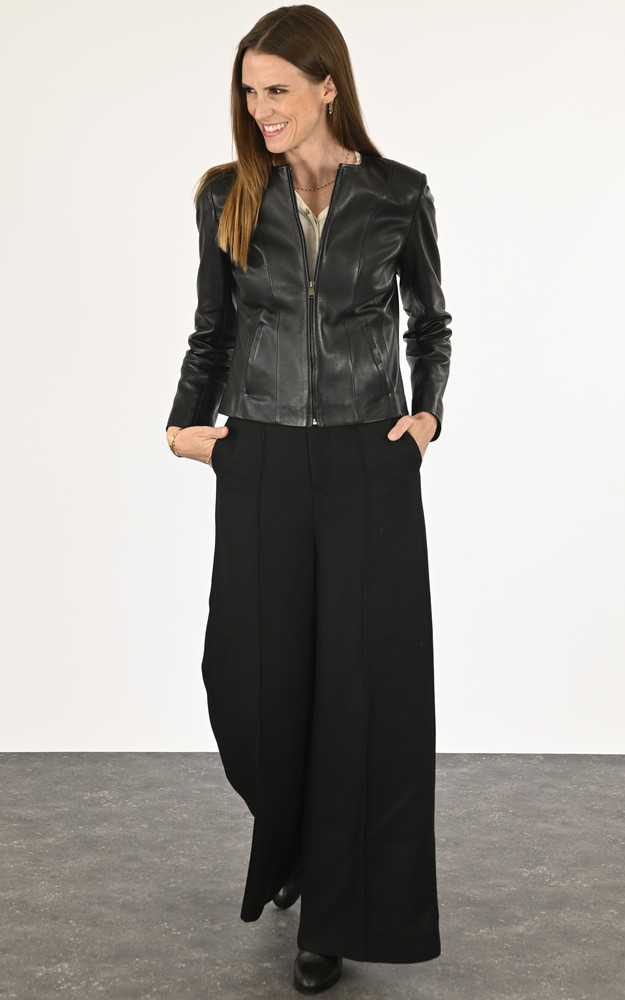 La Canadienne Spencer Cuir Noir