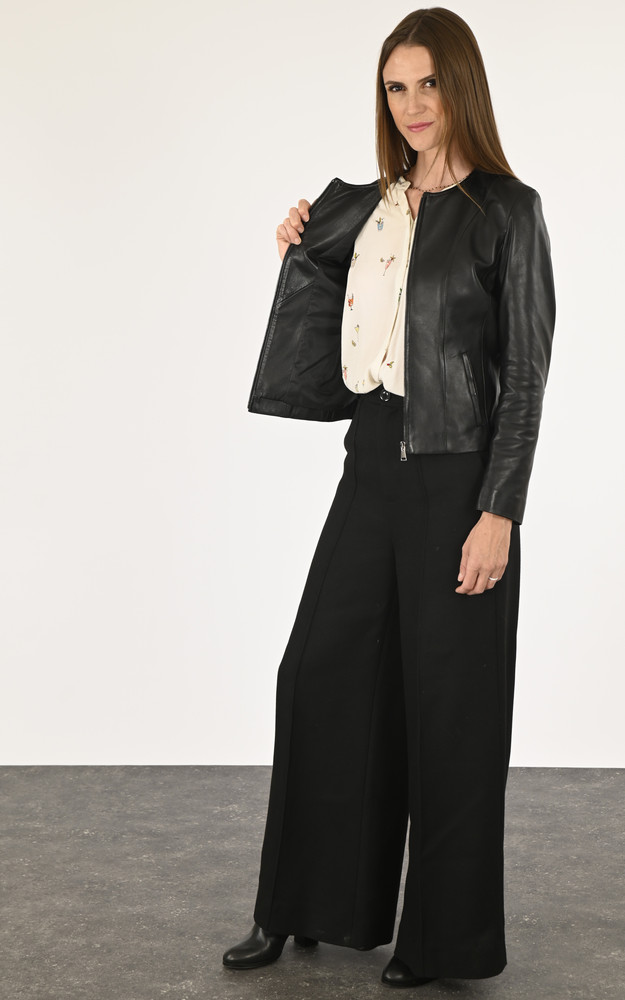 La Canadienne Spencer Cuir Noir