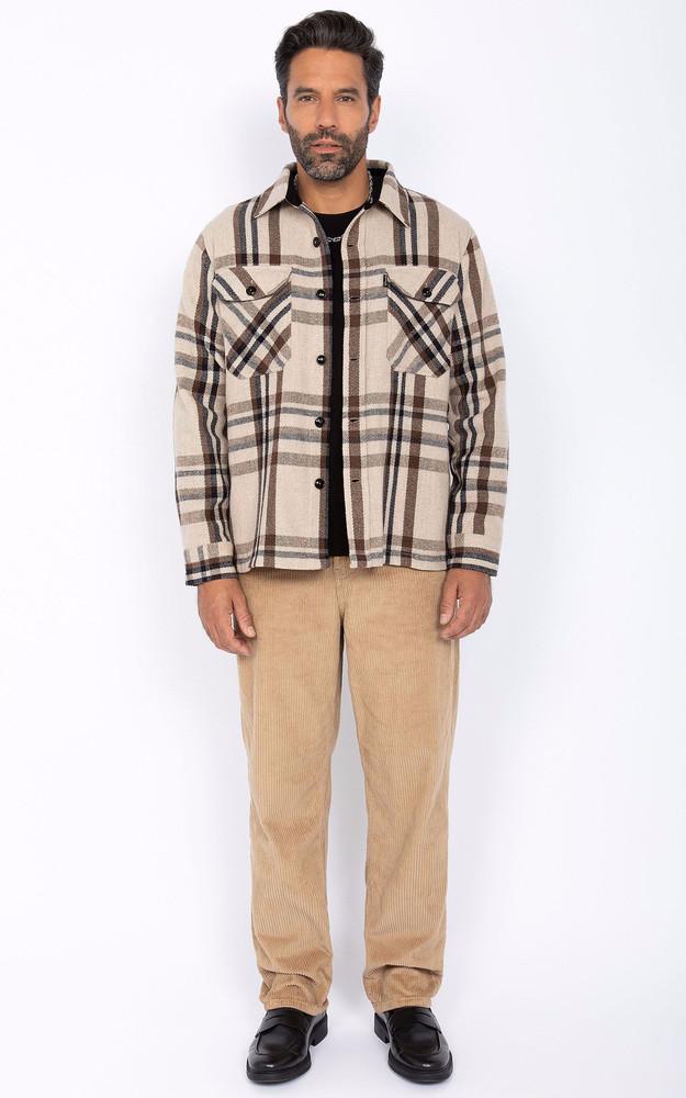 La Canadienne Surchemise Carreaux Sh Carl 46 Beige