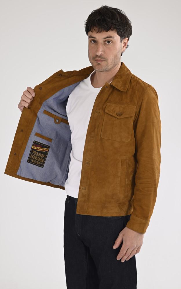 La Canadienne Surchemise Houston Velours Cognac